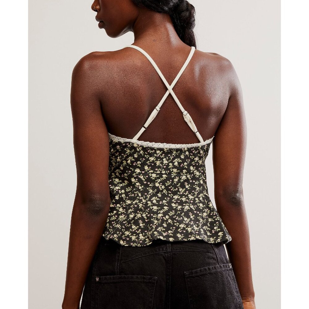 FREE PEOPLE Sammi Tank / Washed Black Combo - Picture 5 of 8